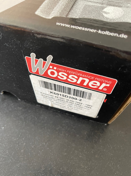Wossner Kawasaki JS 550 Piston Kit Single Ring 2.0mm Over Sale 2 x pistons