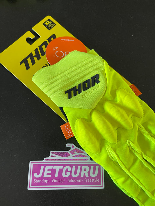 Thor Rebound Neon Acid Fluorescent Yellow / Black Gloves
