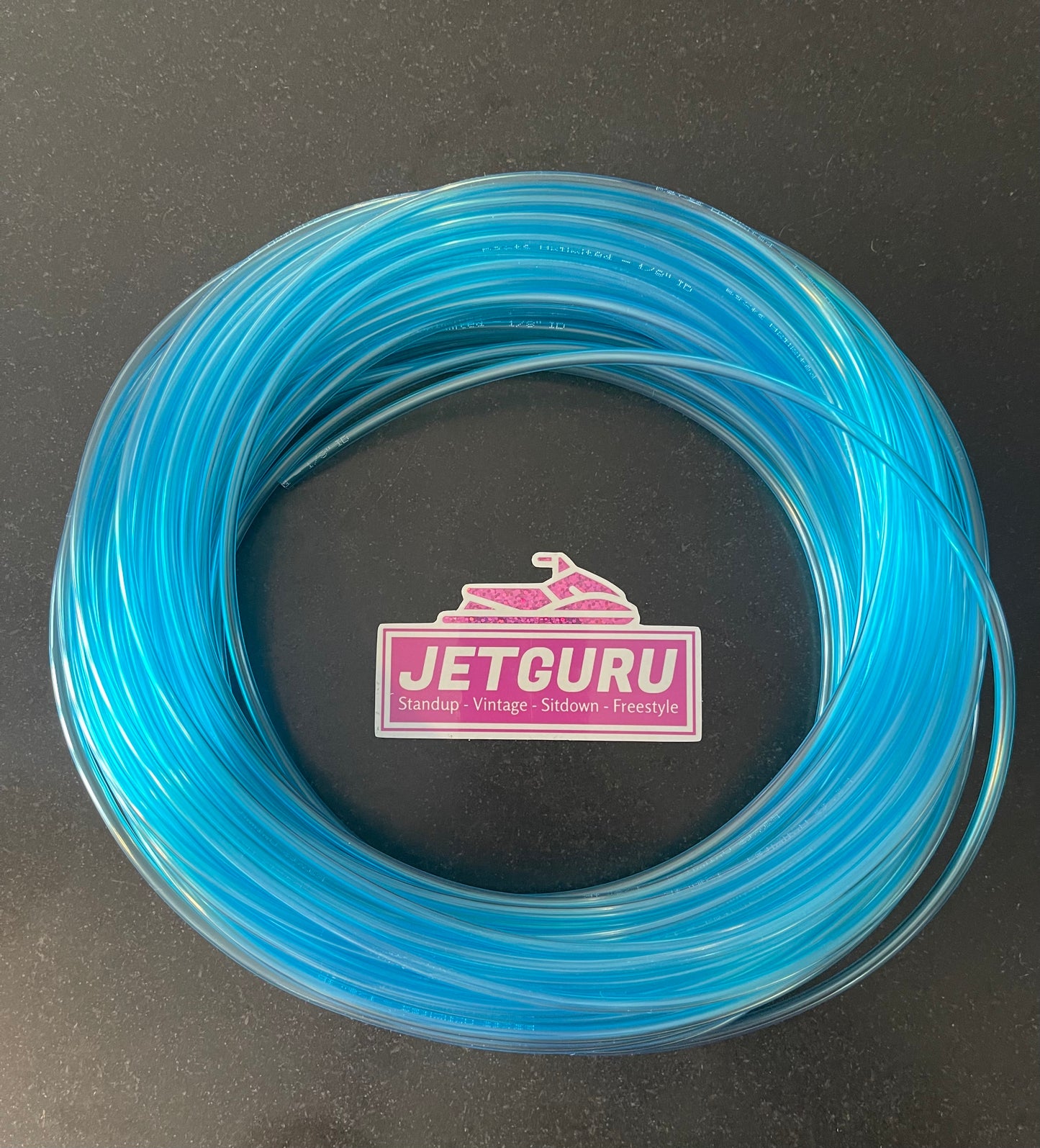 Jet Ski / Motorcycle / ATV Fuel Primer Line - Blue transparent 1/8" 3.2mm ID - 1 Meter Lengths