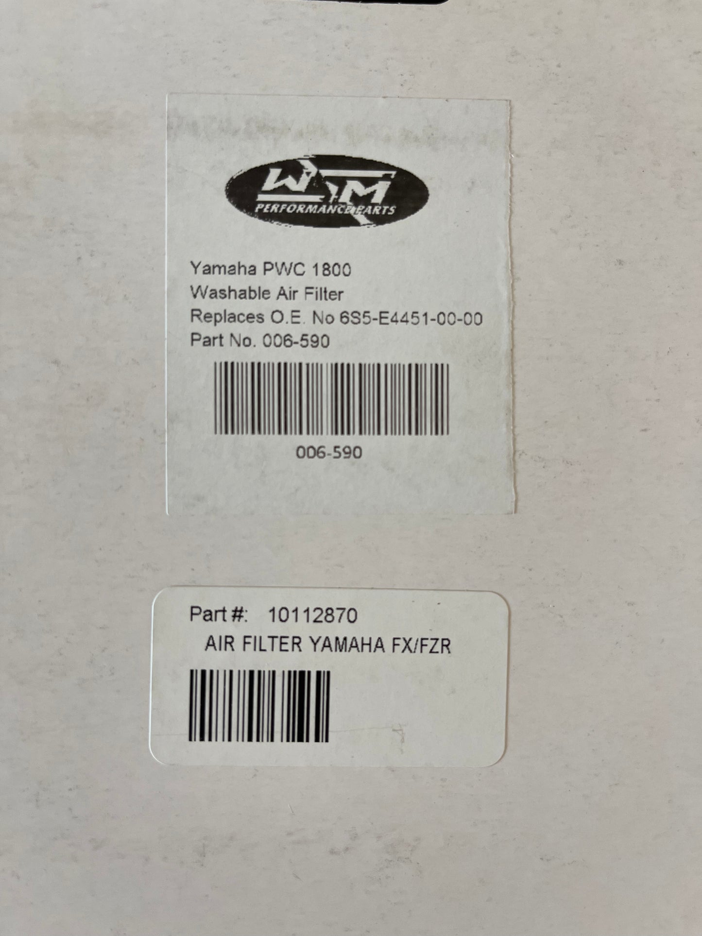 Air Filter Yamaha Jet Ski FX VXR GP-R GP FZS 1800 Waverunner 006-590