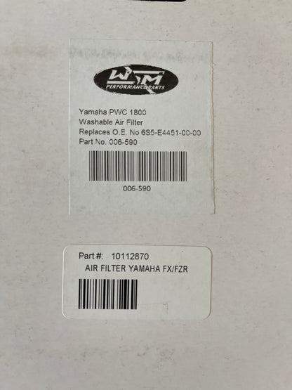 Air Filter Yamaha Jet Ski FX VXR GP-R GP FZS 1800 Waverunner 006-590