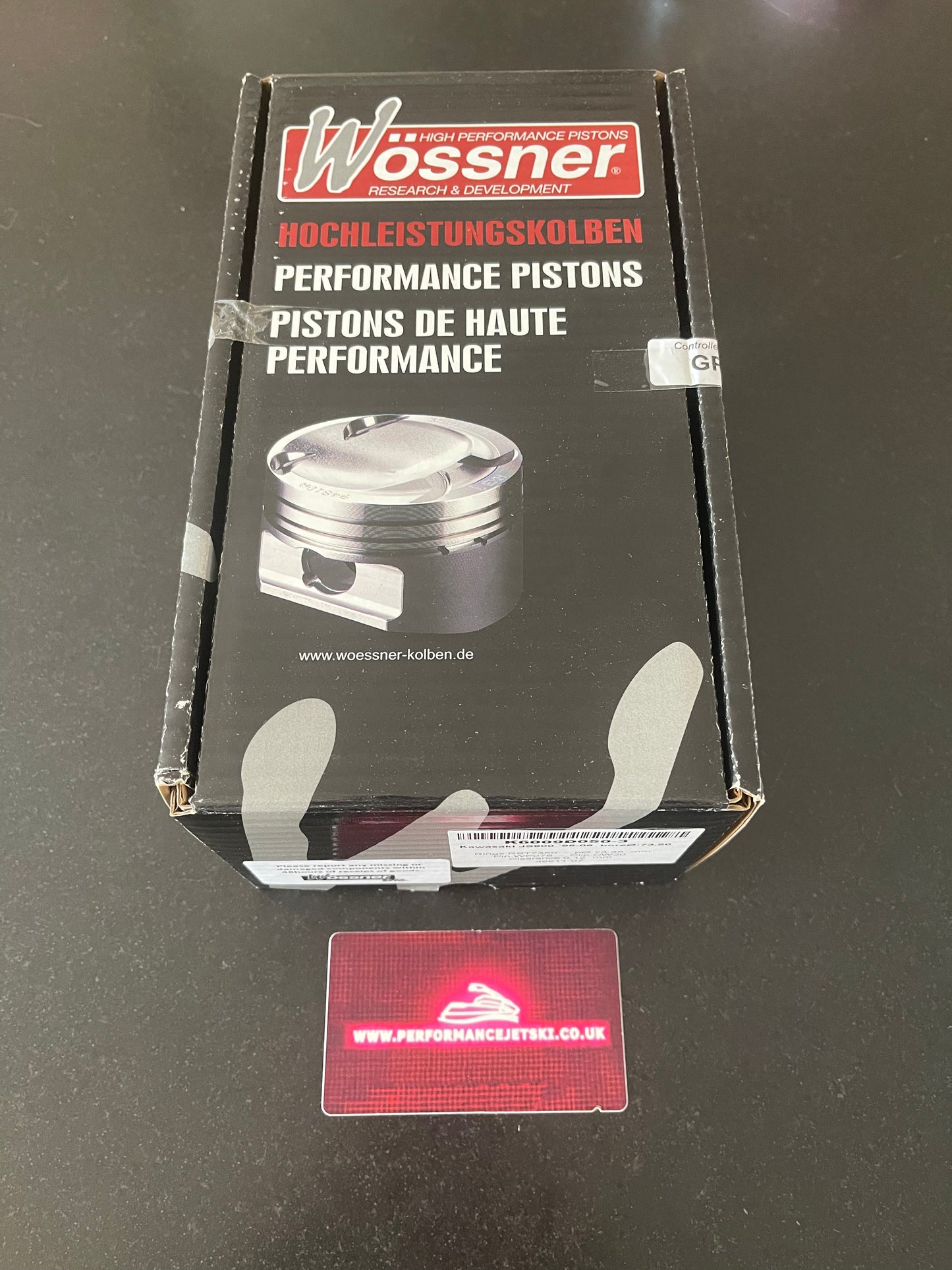 Wossner Kawasaki Piston Kit HBF Ultra 300X 82.91 Size - K6510DB-4