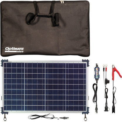 Optimate Duo Solar Charging Travel Kit and Maintainer 40W TM522-D4TK - Performance Jet Ski (PJS) UK