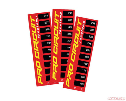 Pro Circuit Heat Temperature Strips Thermostrips x 3 - Performance Jet Ski (PJS) UK